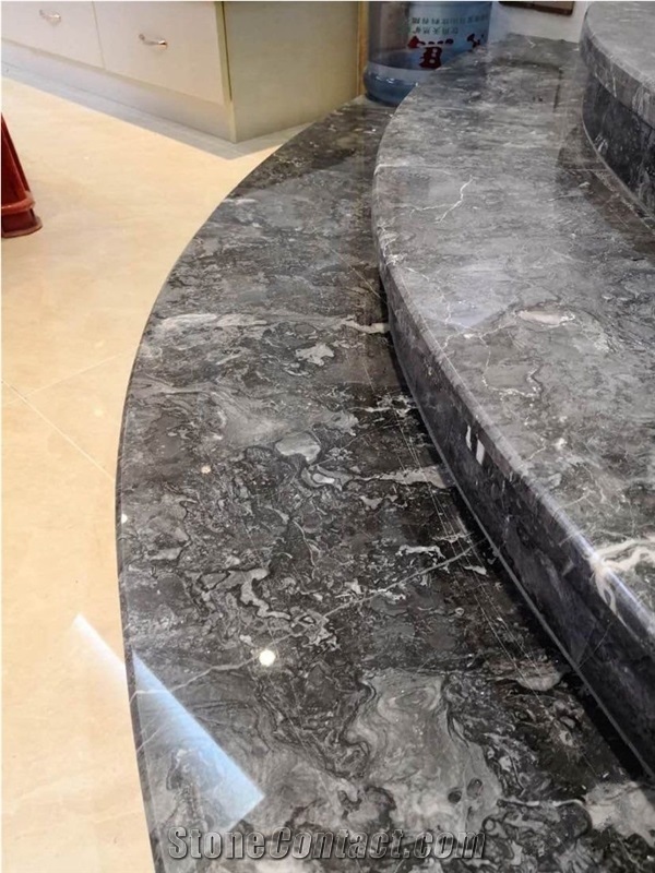 Phantom Gray Marble Finished Product