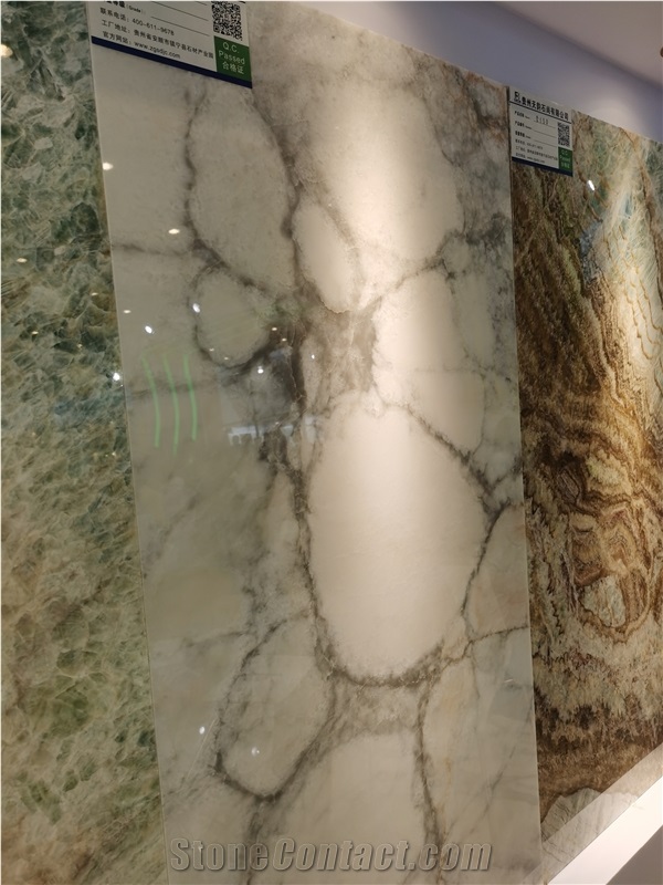 Qianzhong White Jade Marble Slab