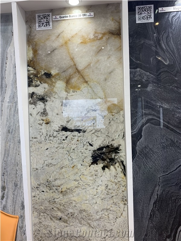 Quartzo Bianco Quartzite Slab