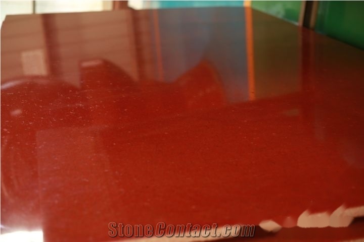 Rosy Red Granite Slab