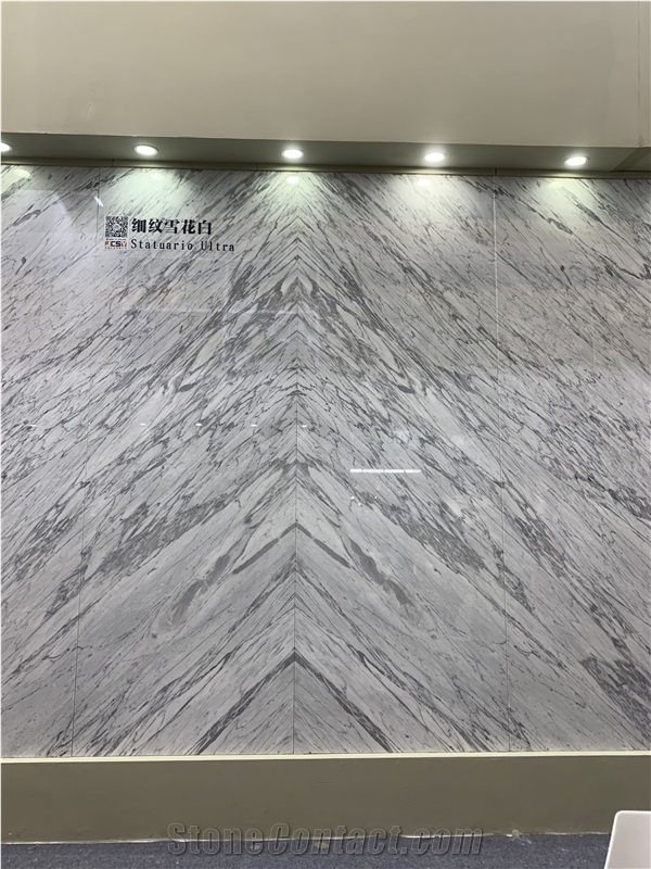 Statuario Vena Fine Marble Slab