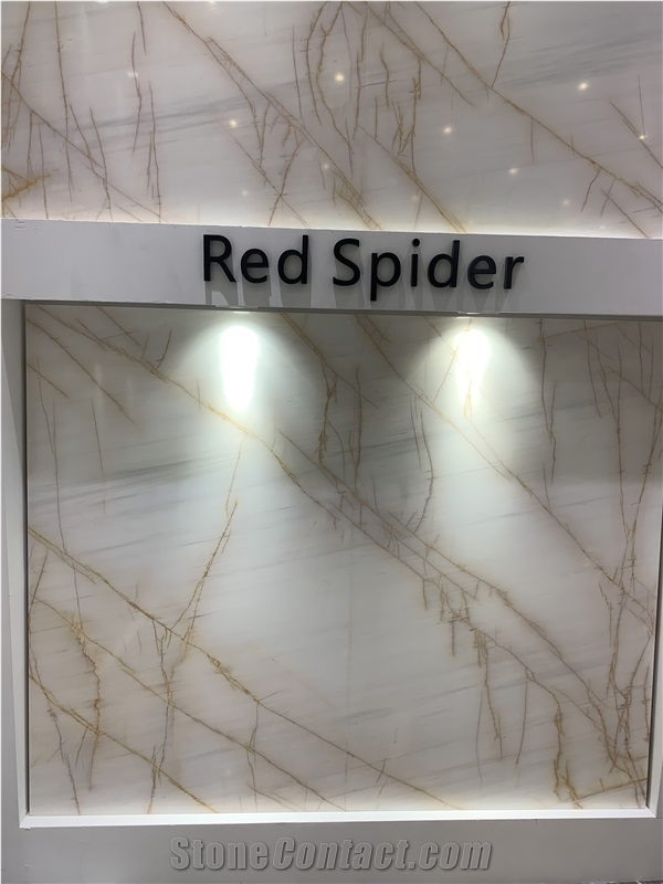Turkey Red Spider Marble Slab