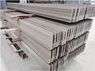 White Wood Grain Marble Finished Product