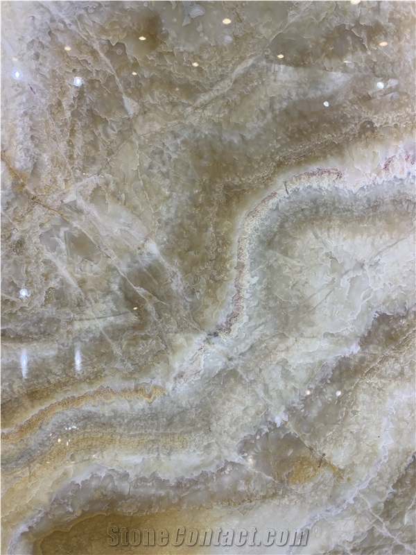 Honey Onyx Slabs - Polished