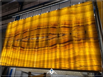 Orange Onyx Book Match Slabs