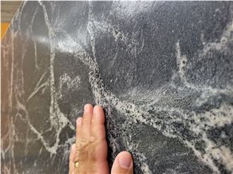 Omega Black Granite Slabs