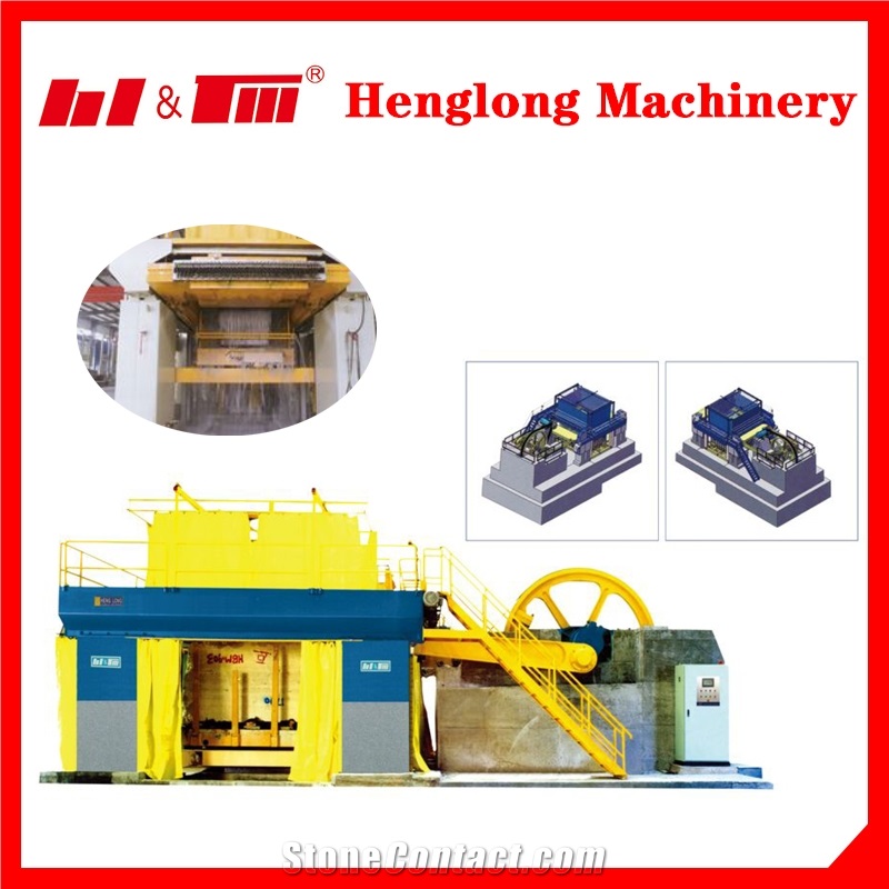 Multi Blade-Diamon Gang Saw Block Cutting Machine