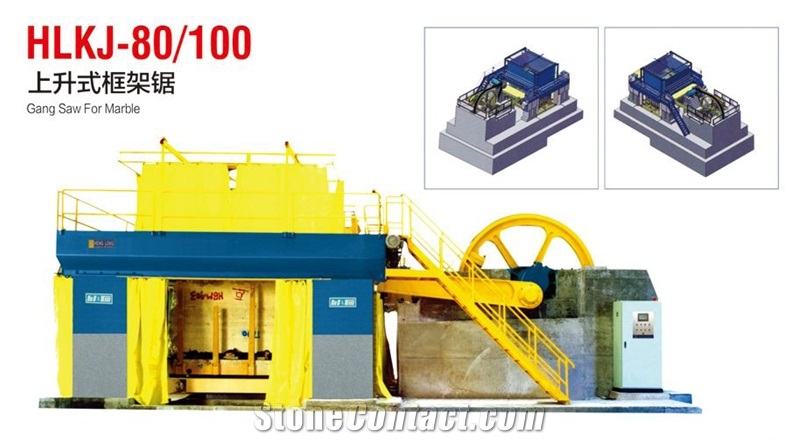 Multi Blade-Diamon Gang Saw Block Cutting Machine
