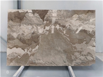 Camouflage Brown Marble Slabs