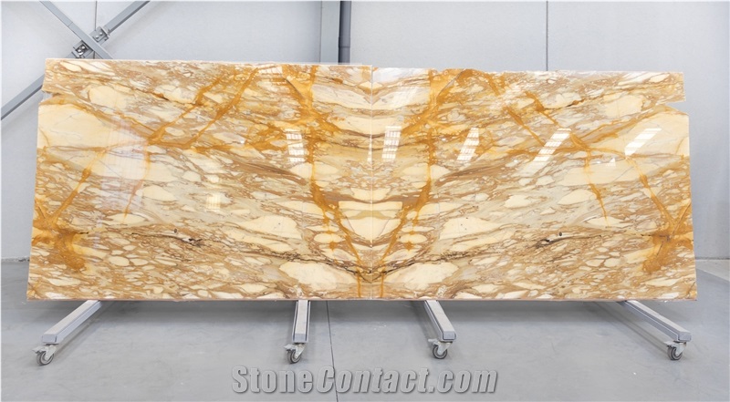 Giallo Sienna Marble Slabs