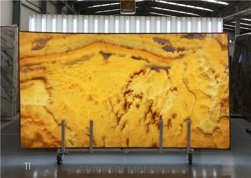 Orange Onyx Slabs, 2Cm