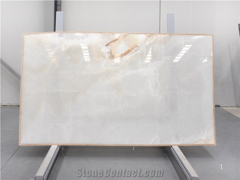 White Onyx Slabs 2 Cm