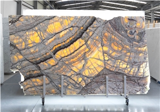 Yellow Picasso Onyx Slabs