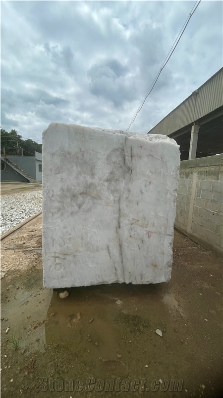 Cristallo White Quartzite Blocks