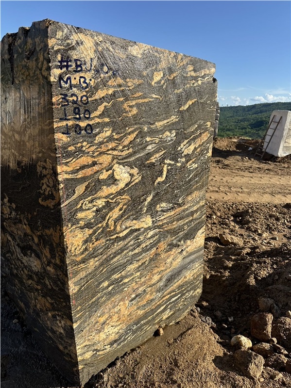 Magma Gold Granite Blocks