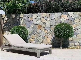 Blue Quartzite Random Flagstone Wall,Split Wall Cladding