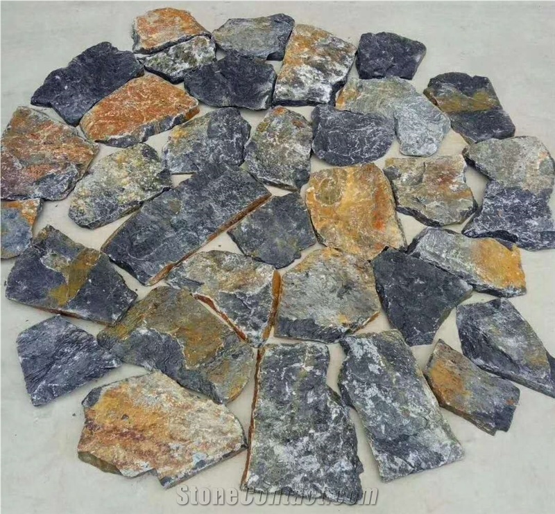 Multicolor Flagstone Walling,Split Face Wall Stone