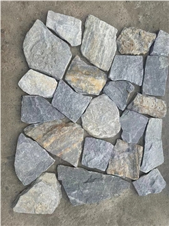 Quartzite Split Face Flagstone Wall Cladding,Random Stone