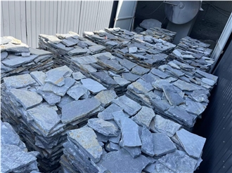Quartzite Split Face Flagstone Wall Cladding,Random Stone
