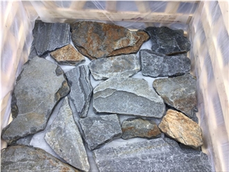 Quartzite Split Face Flagstone Wall Cladding,Random Stone