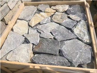 Quartzite Split Face Flagstone Wall Cladding,Random Stone