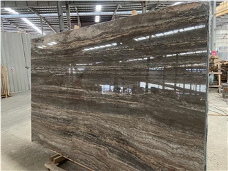 Silver Travertine Slabs Floor Tile