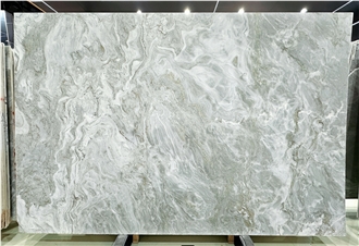Calacata Avalanche White Marble Slab Tiles