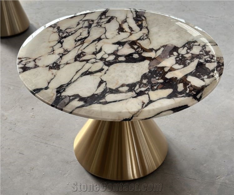 Calacatta Viola Marble Set Of Coffee Table