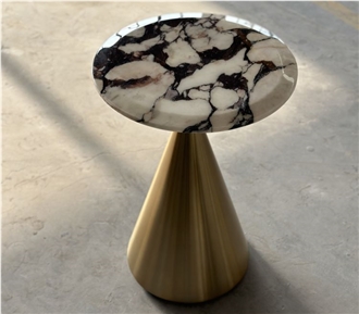 Calacatta Viola Marble Set Of Coffee Table