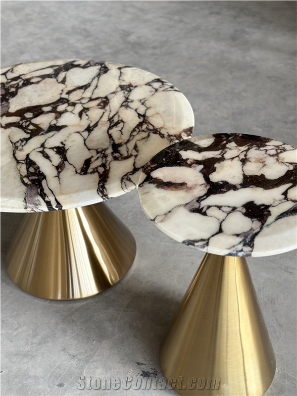 Calacatta Viola Side Table