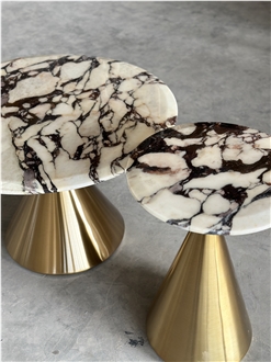 Calacatta Viola Side Table