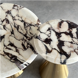 Calacatta Viola Side Table