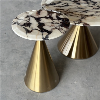 Calacatta Viola Side Table