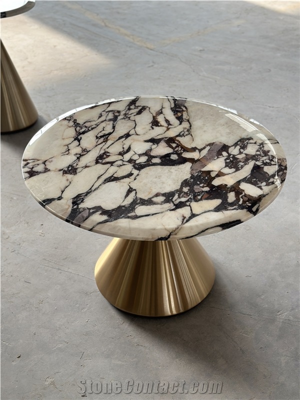 Calacatta Viola Side Table