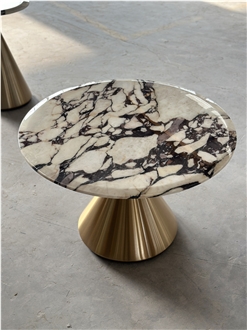 Calacatta Viola Side Table