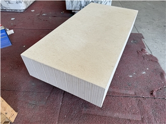 Jura Beige Limestone Low Height Coffee Table