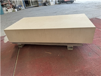 Jura Beige Limestone Low Height Coffee Table