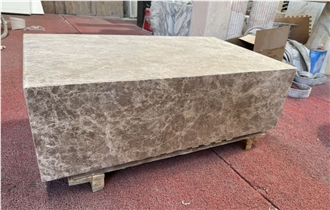 Light Emperador Marble Coffee Table Interior Stone Design