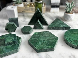 Verde Alpi Green Marble Accessories  Home Decor Products