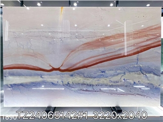 Blue Lagoon Quartzite Slabs Azul Imperial Grand Skylight