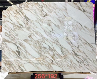 Calacatta Oro Extra Vagli Slabs Tiles Stone Wall Decoration
