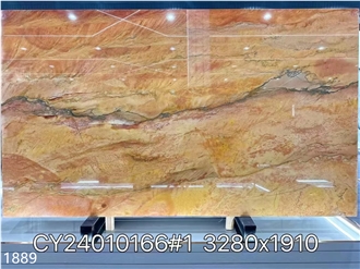 Carpaccio Quartzite Slabs Red Brown Rose Stone Tile