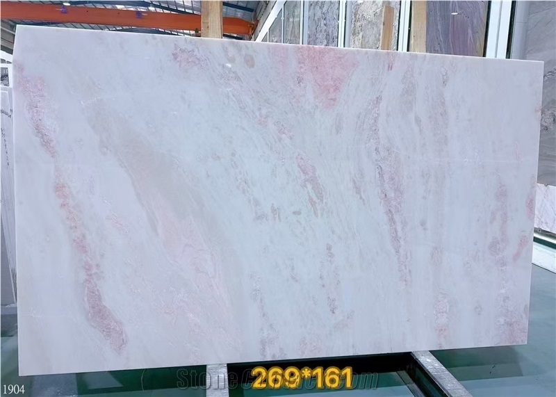Namibian Rose Marble Slabs Desert Rose Pink Stone Tile