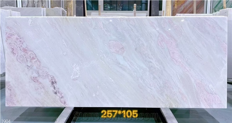 Namibian Rose Marble Slabs Desert Rose Pink Stone Tile