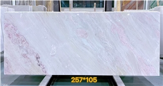 Namibian Rose Marble Slabs Desert Rose Pink Stone Tile