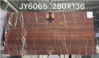 Rosso Francia Classico Marble Slabs Francia Languedoc Red