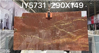 Rosso Francia Classico Marble Slabs Francia Languedoc Red