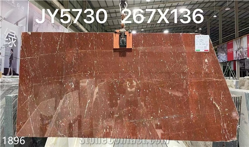Rosso Francia Classico Marble Slabs Francia Languedoc Red