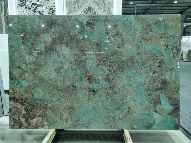 Amazon Green / River Drifting  Quartzite Slabs