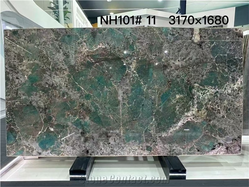 Amazon Green / River Drifting  Quartzite Slabs